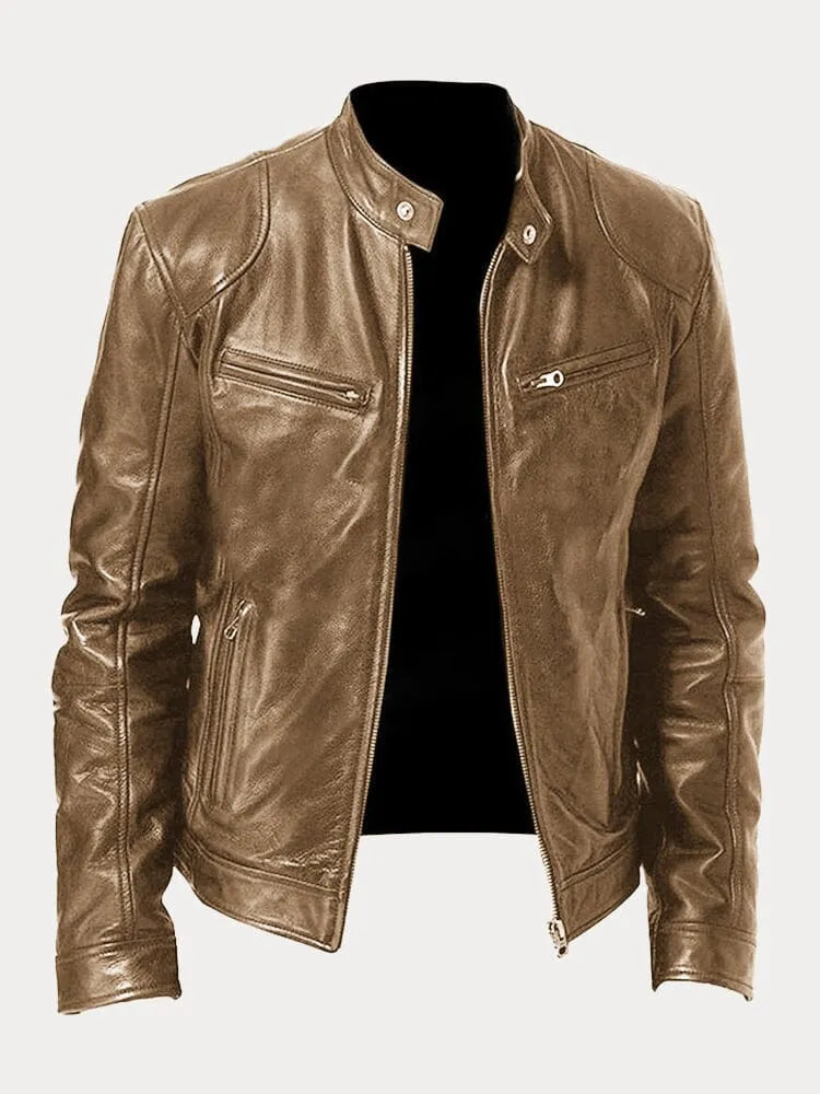 Yoshi| Casual Leather Jacket