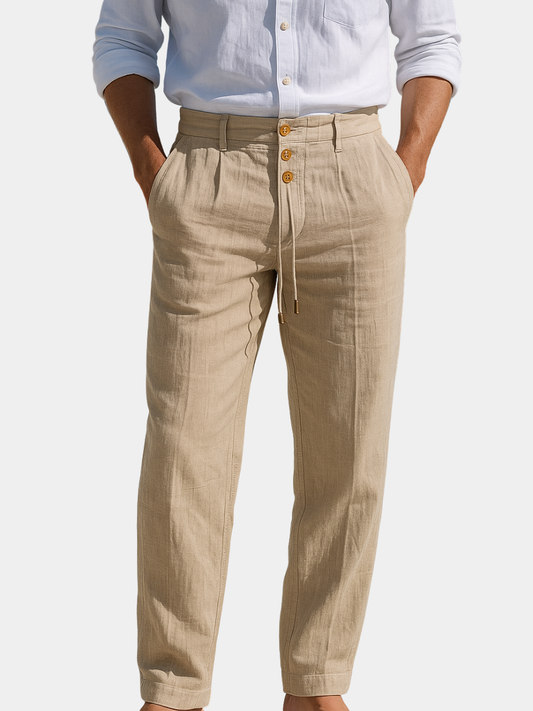 MATTEO | LIGHT LINEN SUMMER PANTS