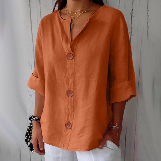 Yoshi | Casual Linen Blouse