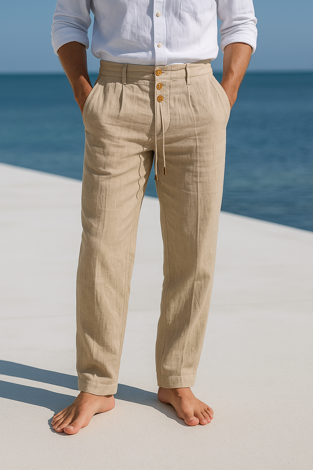MATTEO | LIGHT LINEN SUMMER PANTS