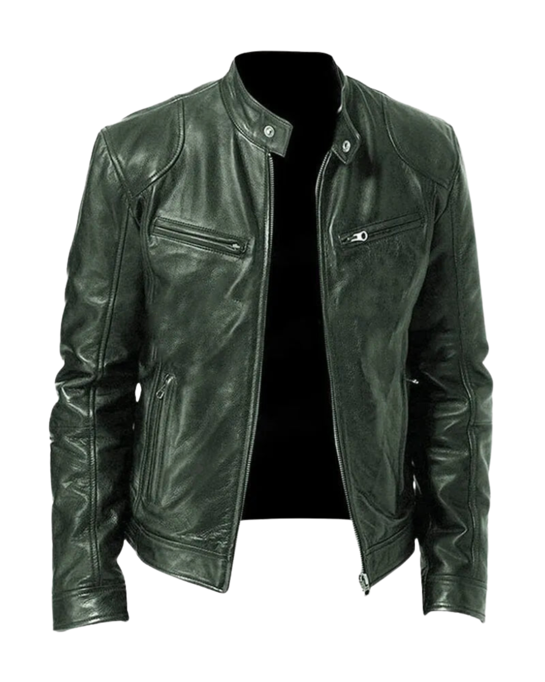 Yoshi| Casual Leather Jacket