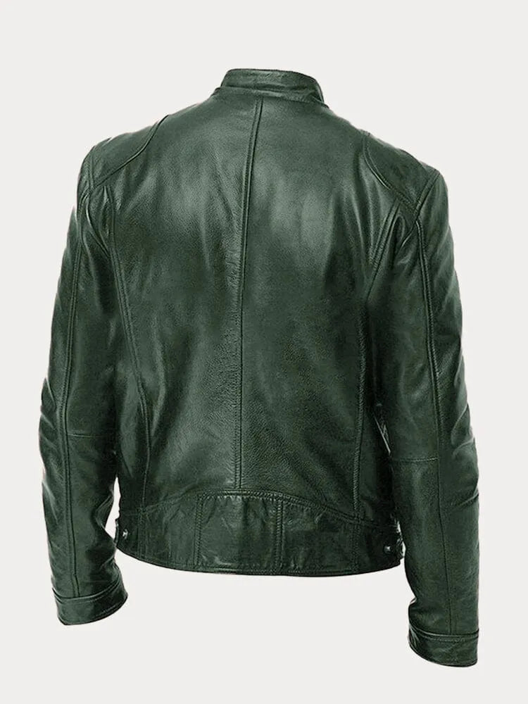 Yoshi| Casual Leather Jacket