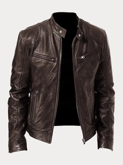 Yoshi| Casual Leather Jacket