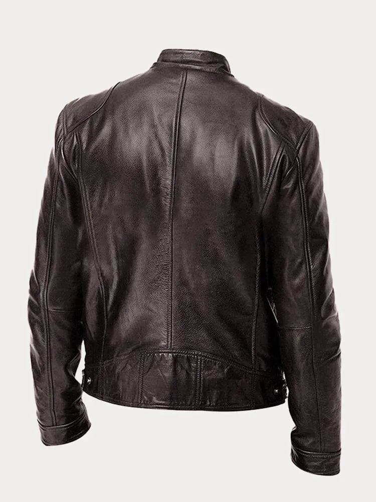 Yoshi| Casual Leather Jacket