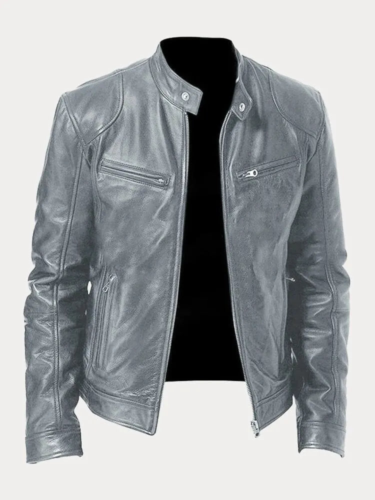 Yoshi| Casual Leather Jacket