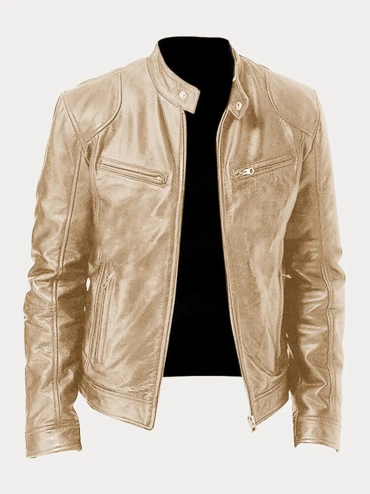 Yoshi| Casual Leather Jacket