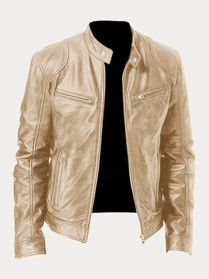 Yoshi| Casual Leather Jacket