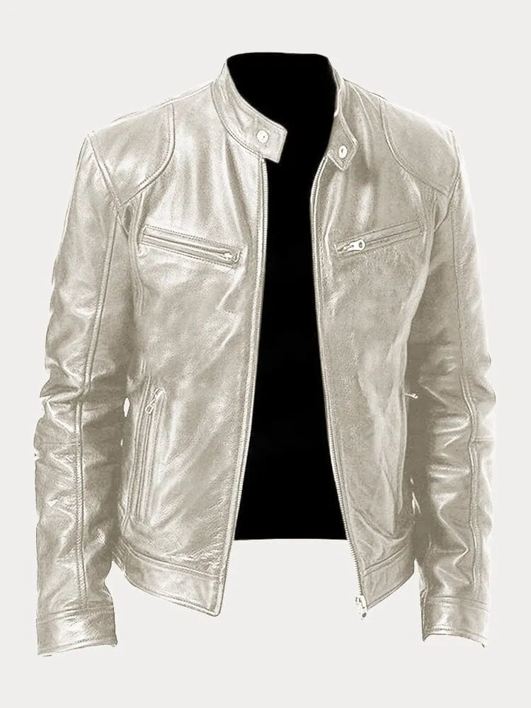 Yoshi| Casual Leather Jacket