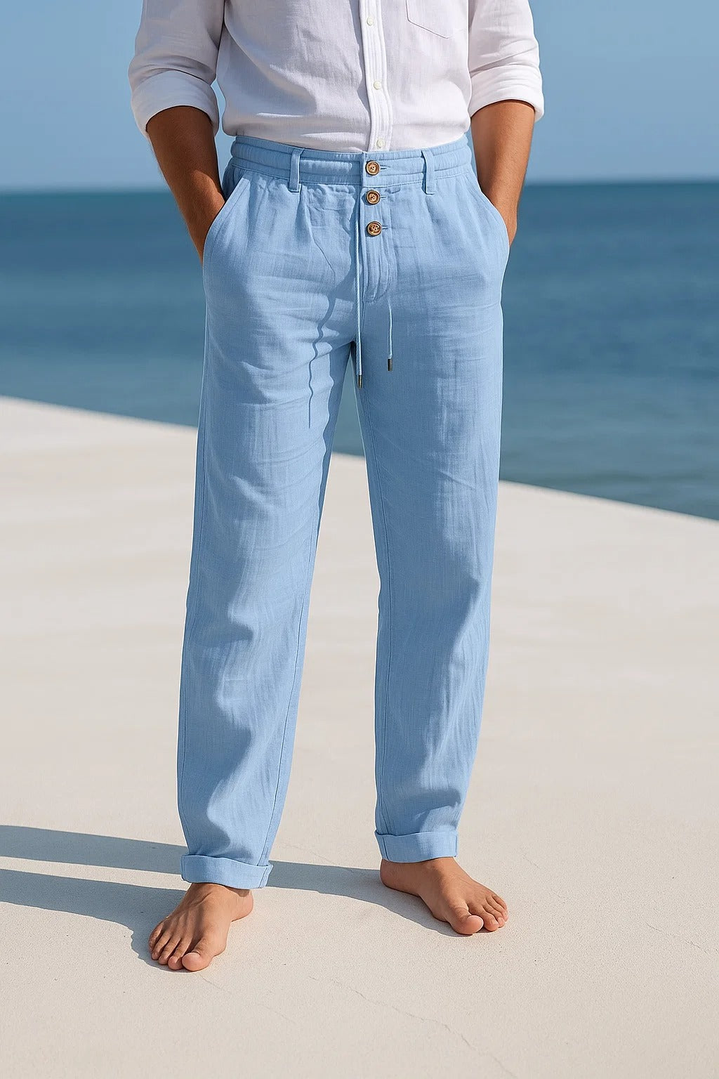 MATTEO | LIGHT LINEN SUMMER PANTS
