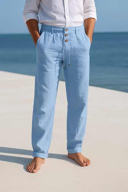 MATTEO | LIGHT LINEN SUMMER PANTS