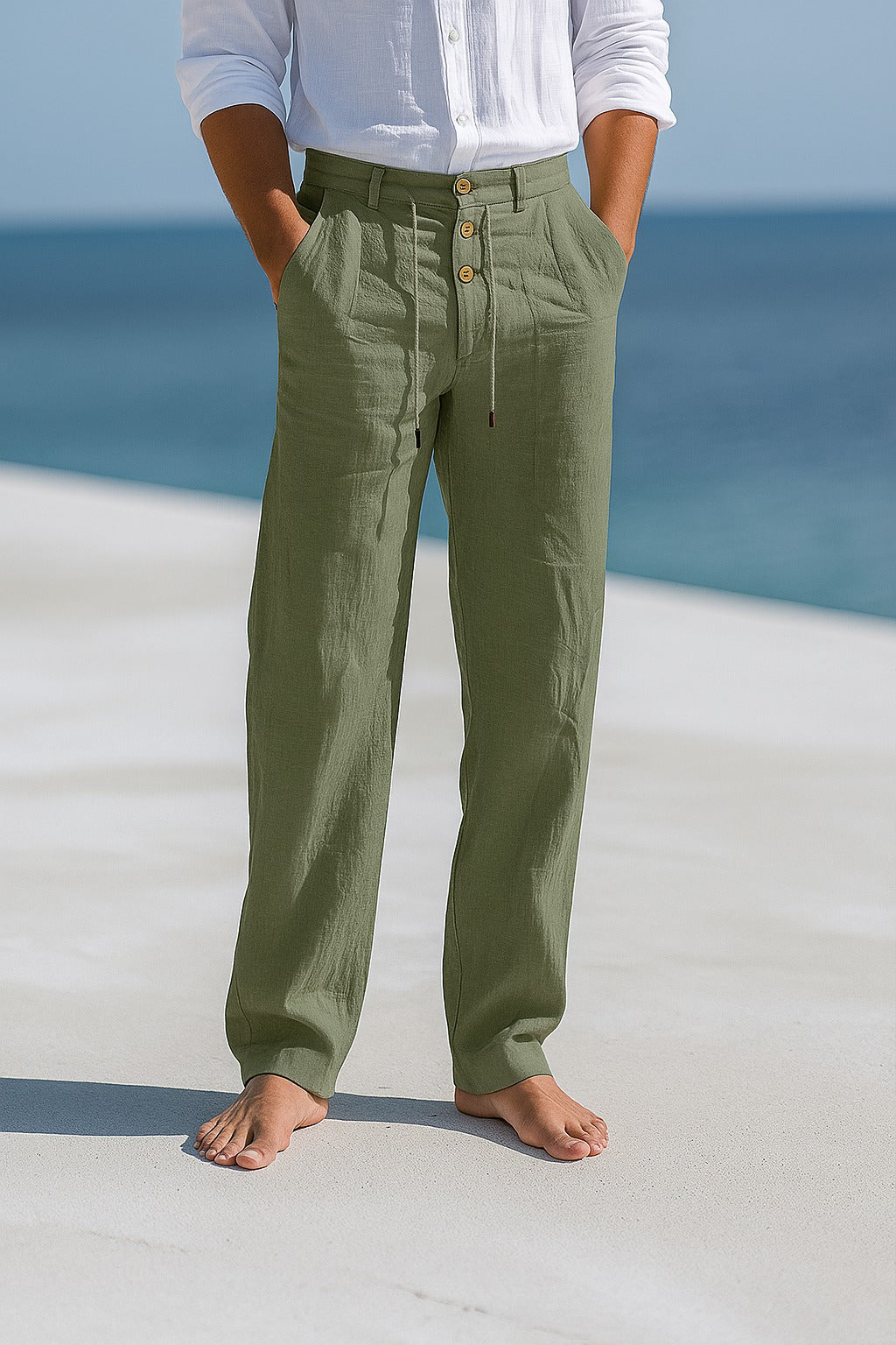 MATTEO | LIGHT LINEN SUMMER PANTS